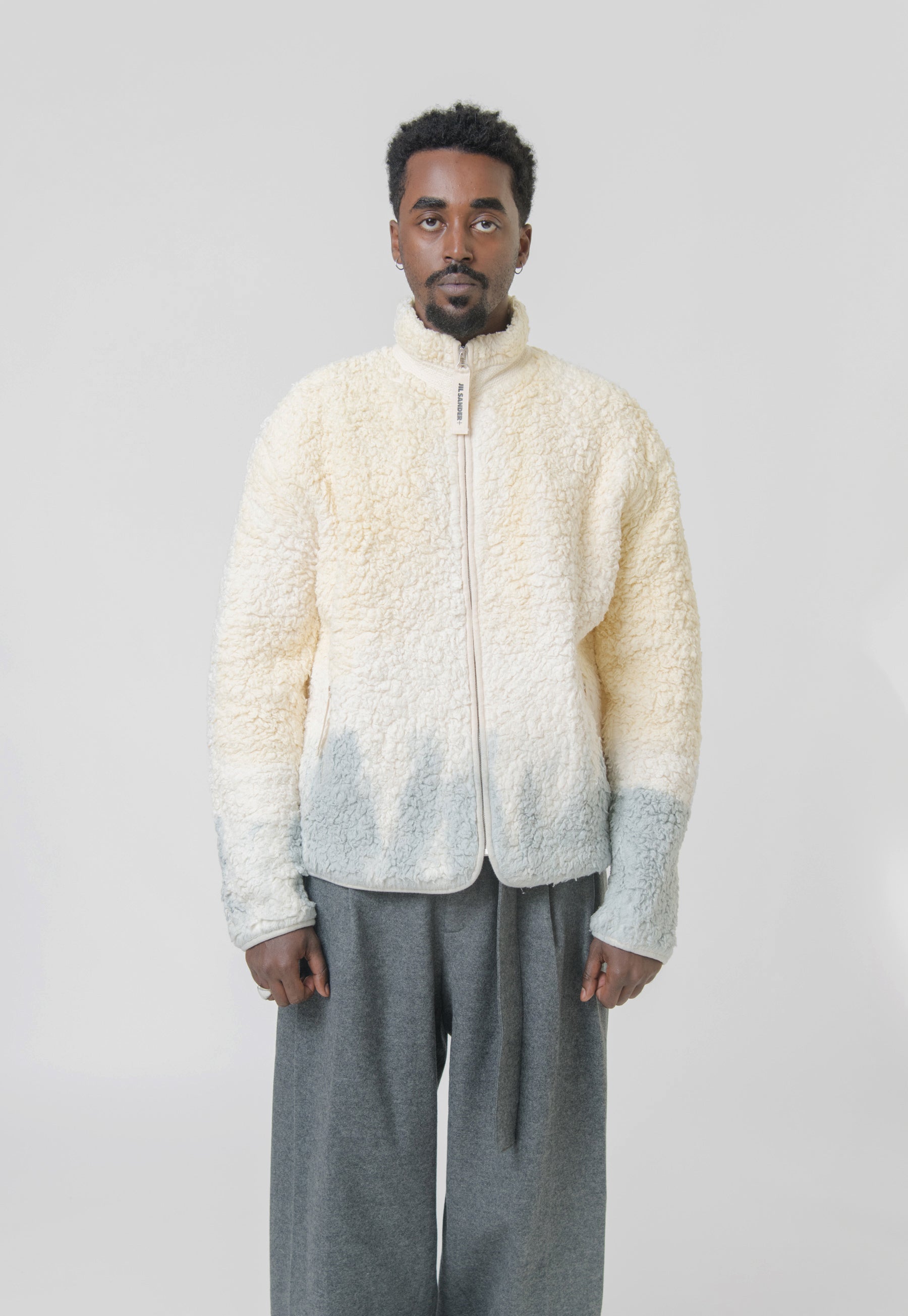 Tie Dye Zip Sweater Haze J47GU0011