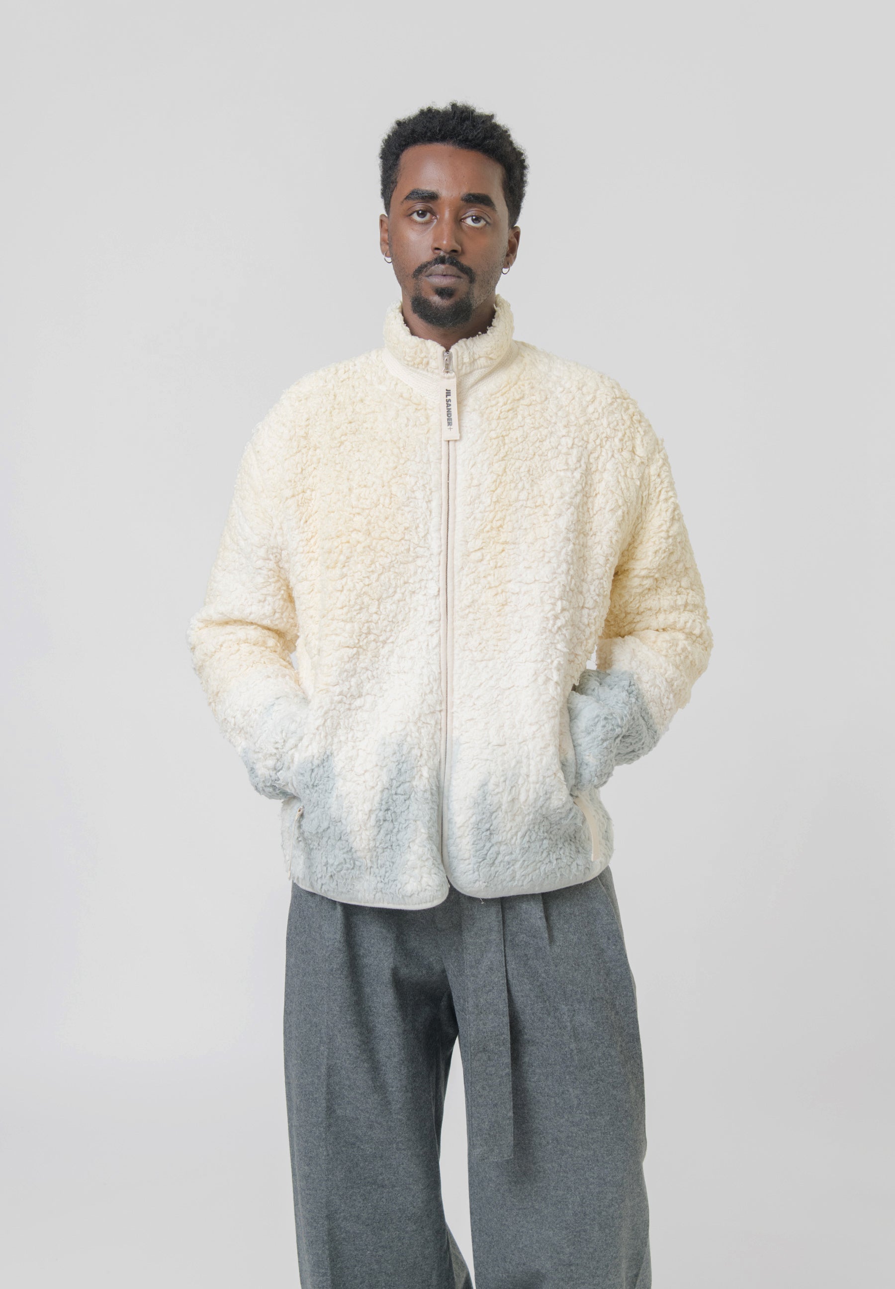 Tie Dye Zip Sweater Haze J47GU0011