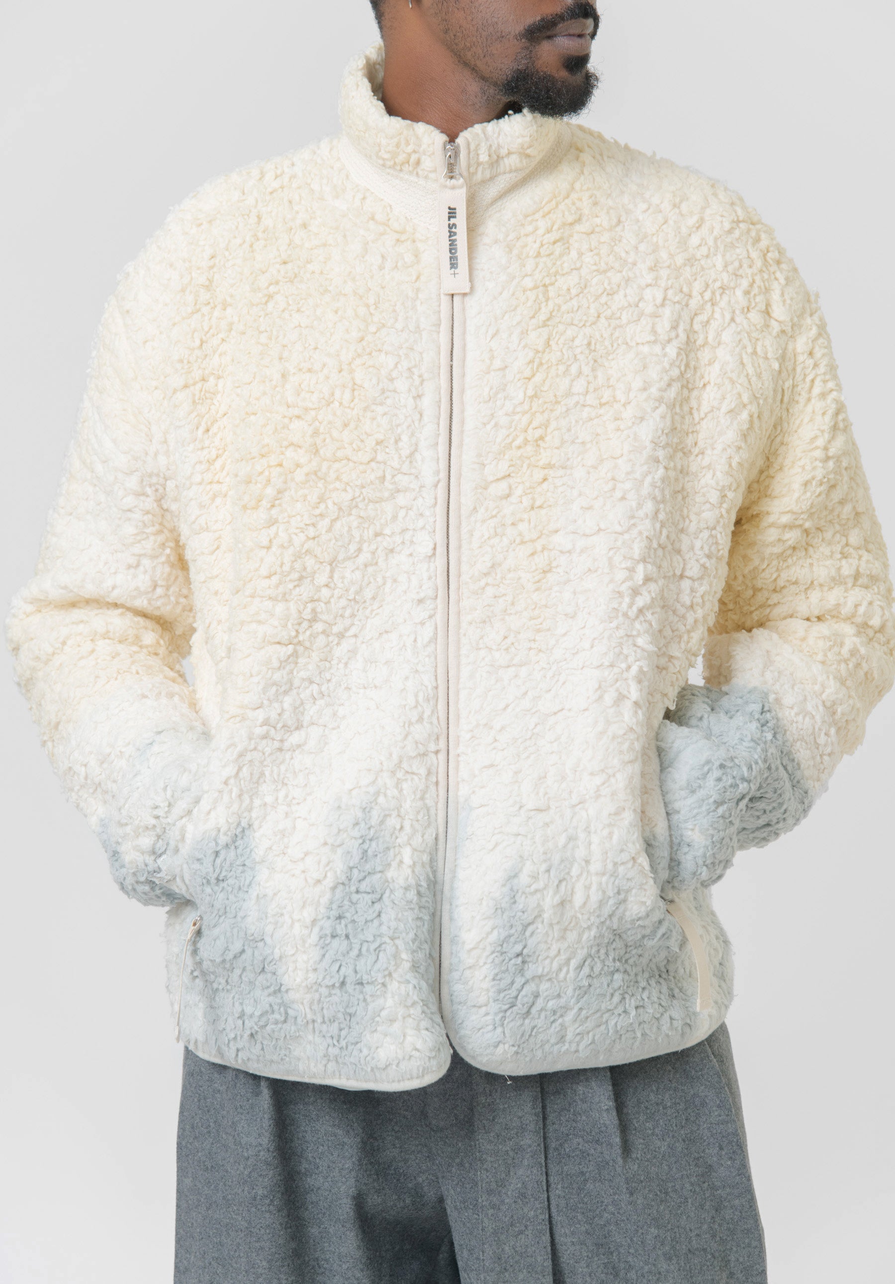 Tie Dye Zip Sweater Haze J47GU0011