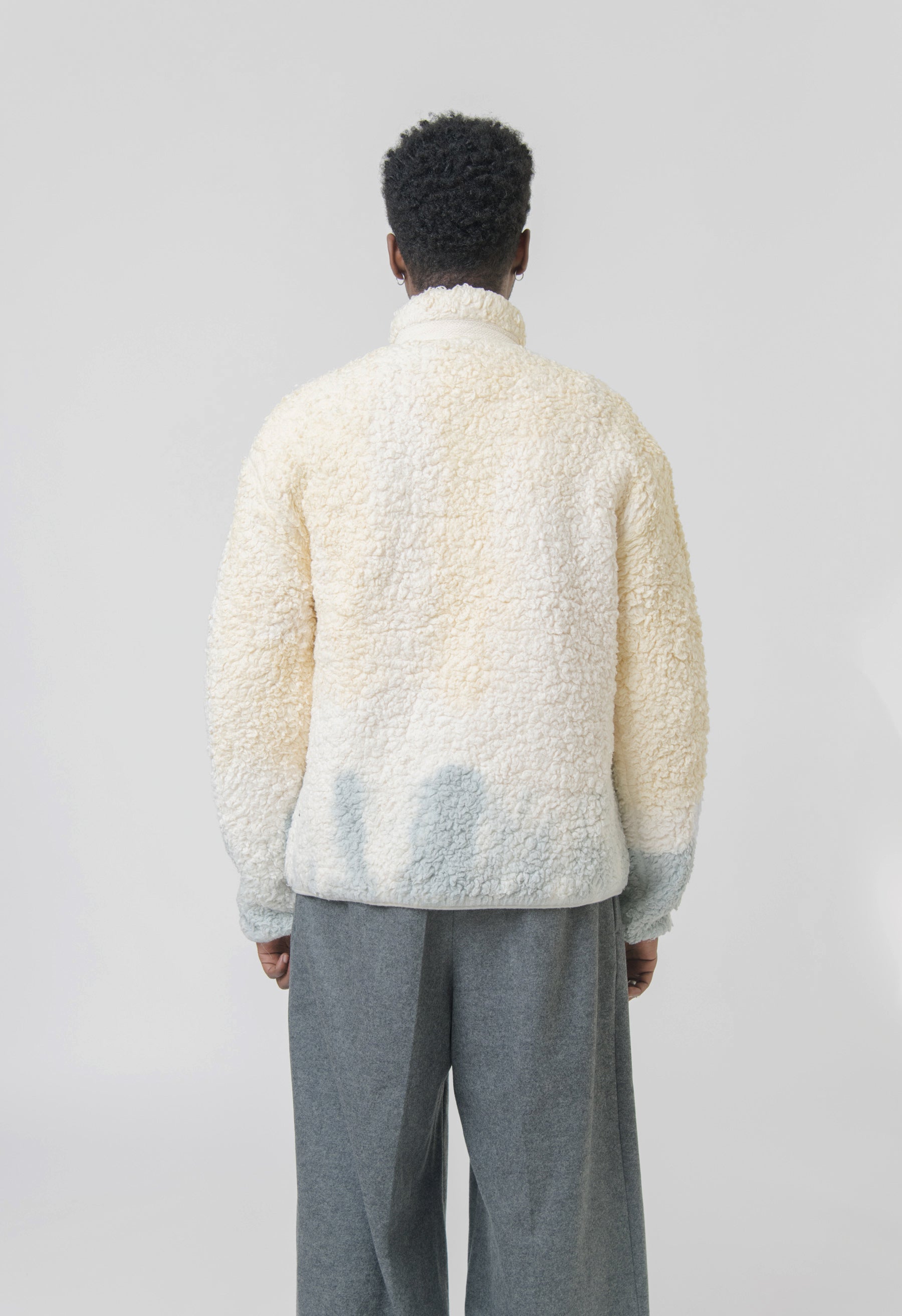 Tie Dye Zip Sweater Haze J47GU0011