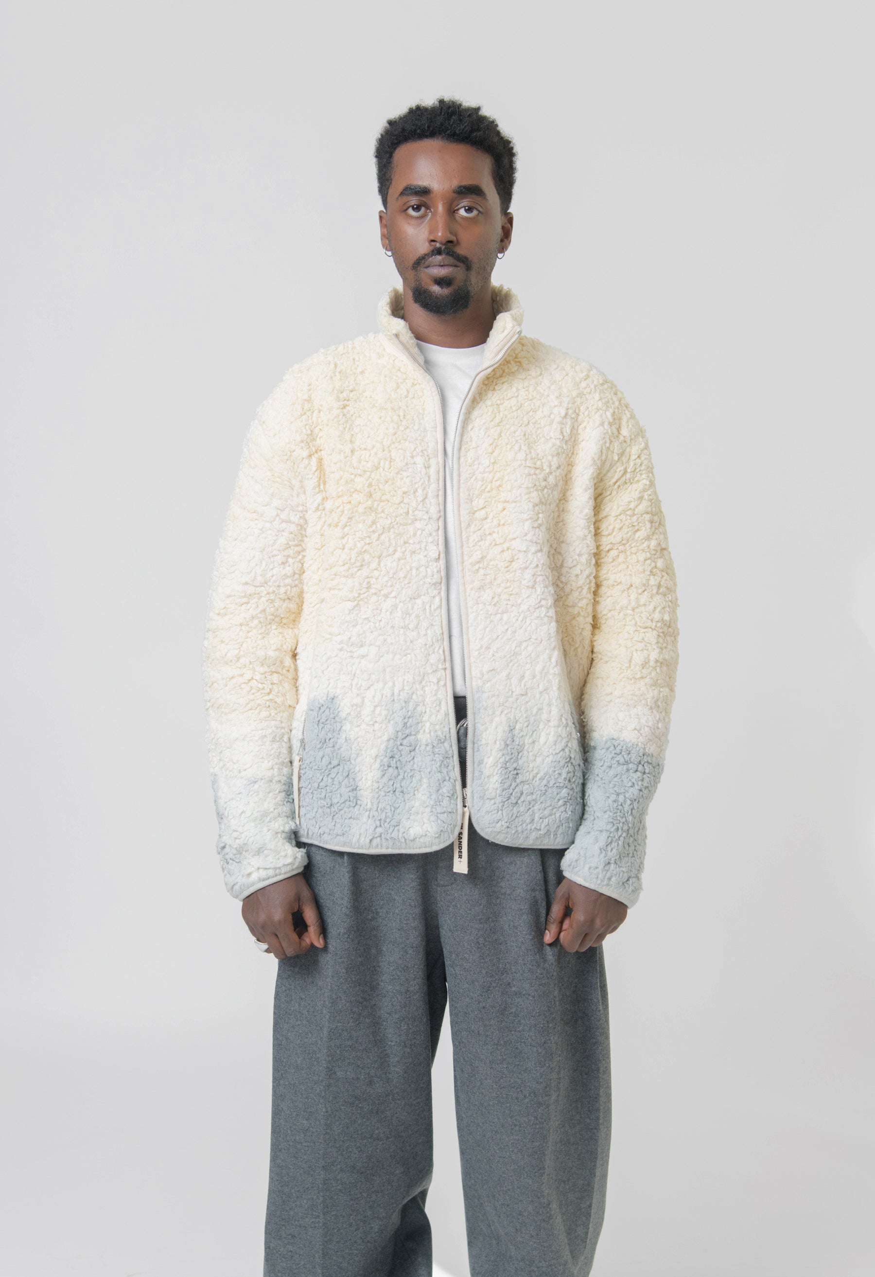 Tie Dye Zip Sweater Haze J47GU0011