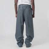 Melton Wool Pant Ash Grey J22KA0146