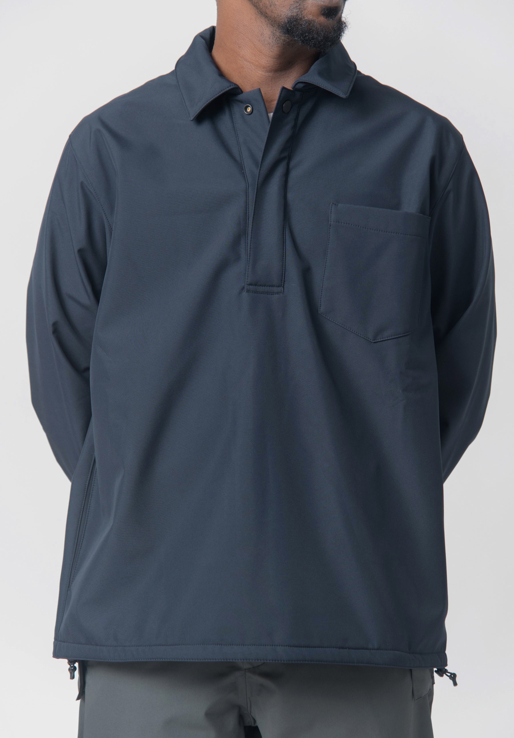 Pullover Windstopper Overshirt Navy