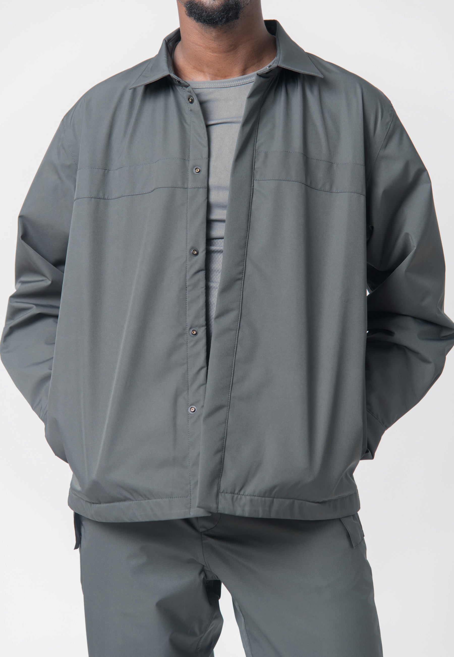 WR Polartec Overshirt Coal Grey