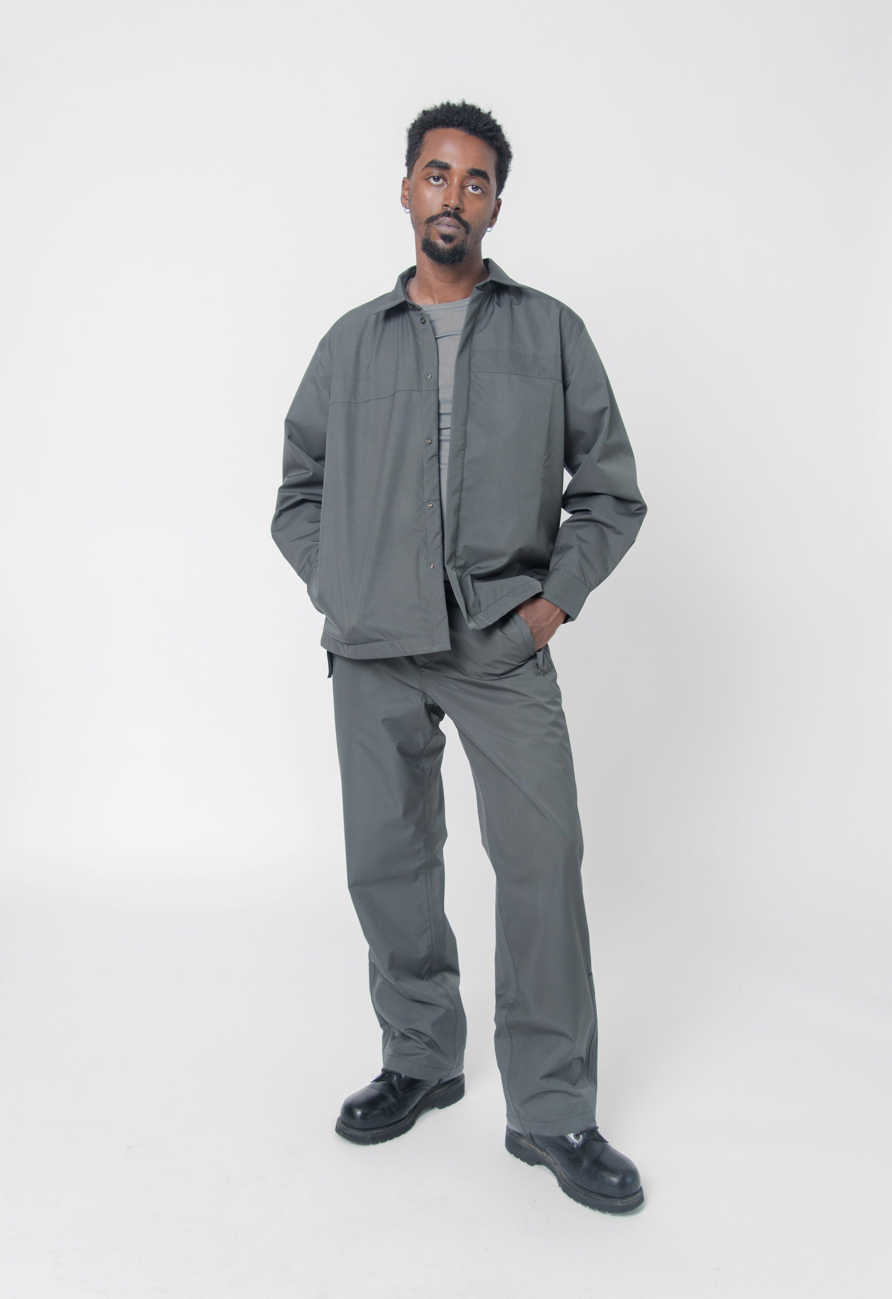 WR Polartec Overshirt Coal Grey