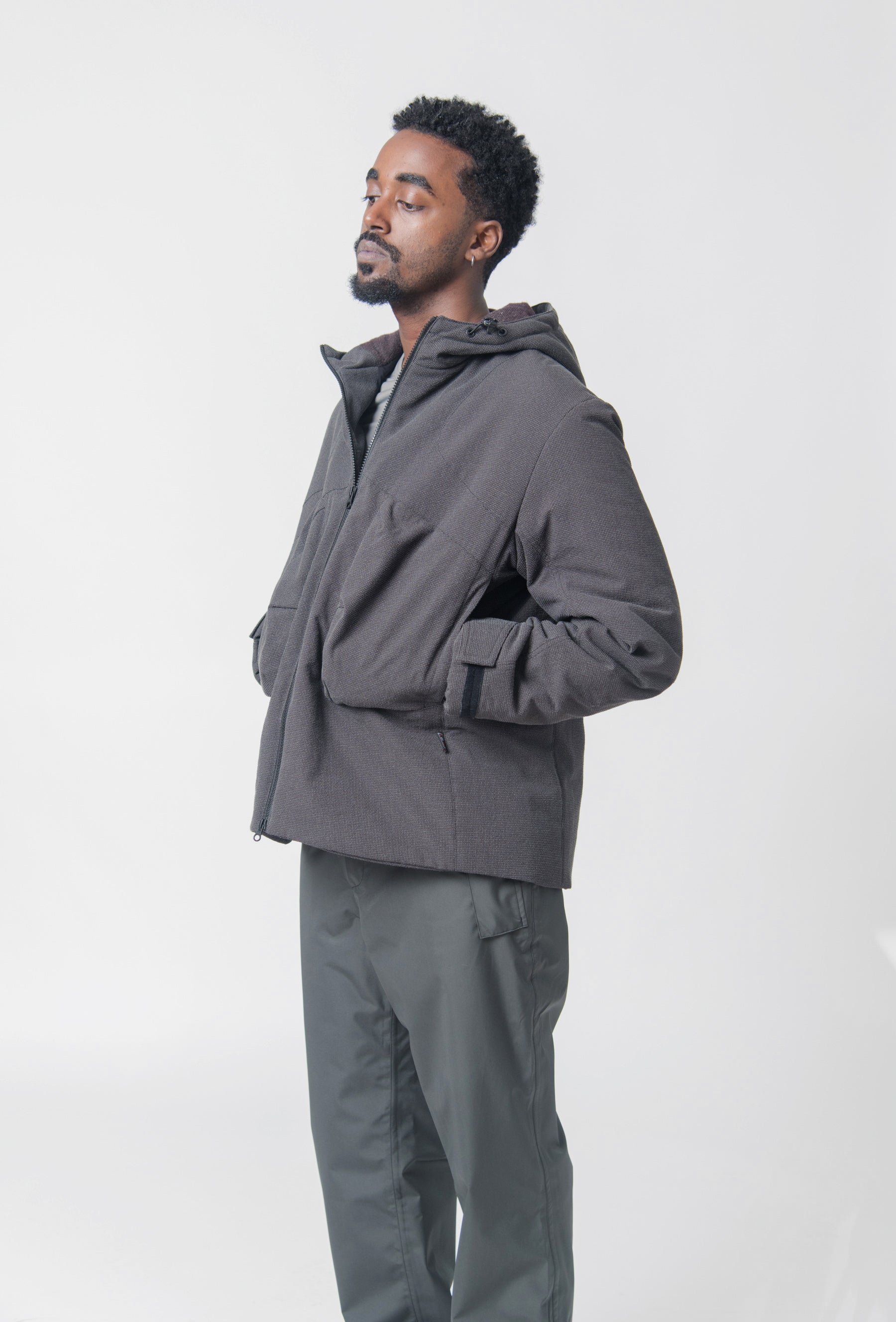 Rescue Padded Jacket Asphalt Black