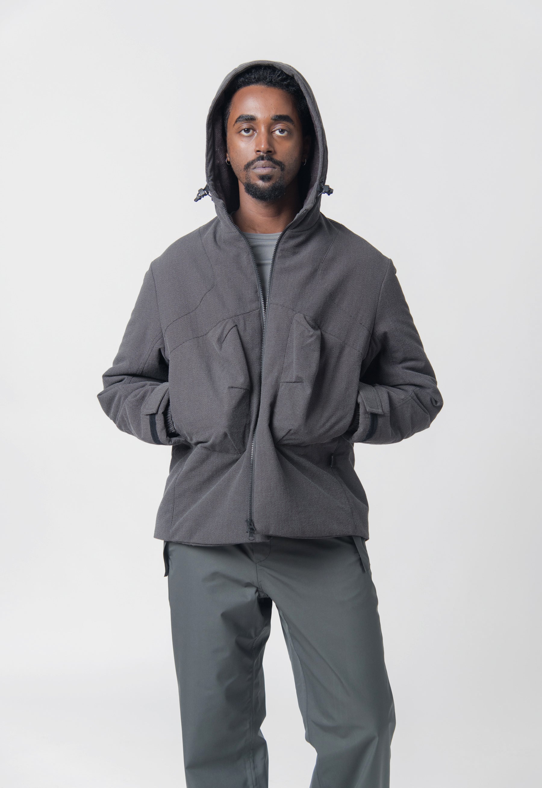 Rescue Padded Jacket Asphalt Black