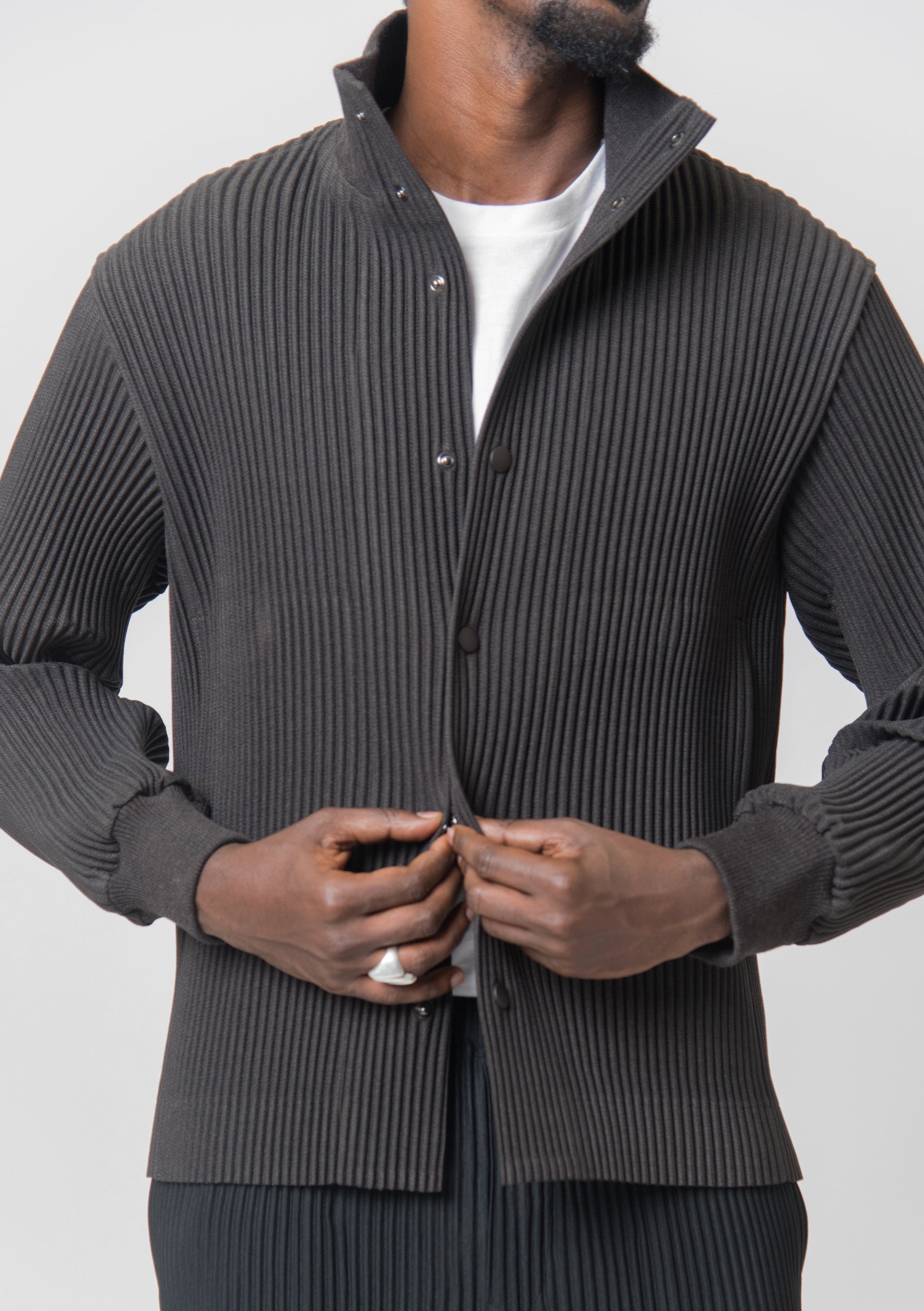 Kersey Pleated Jacket Brown FC308-44