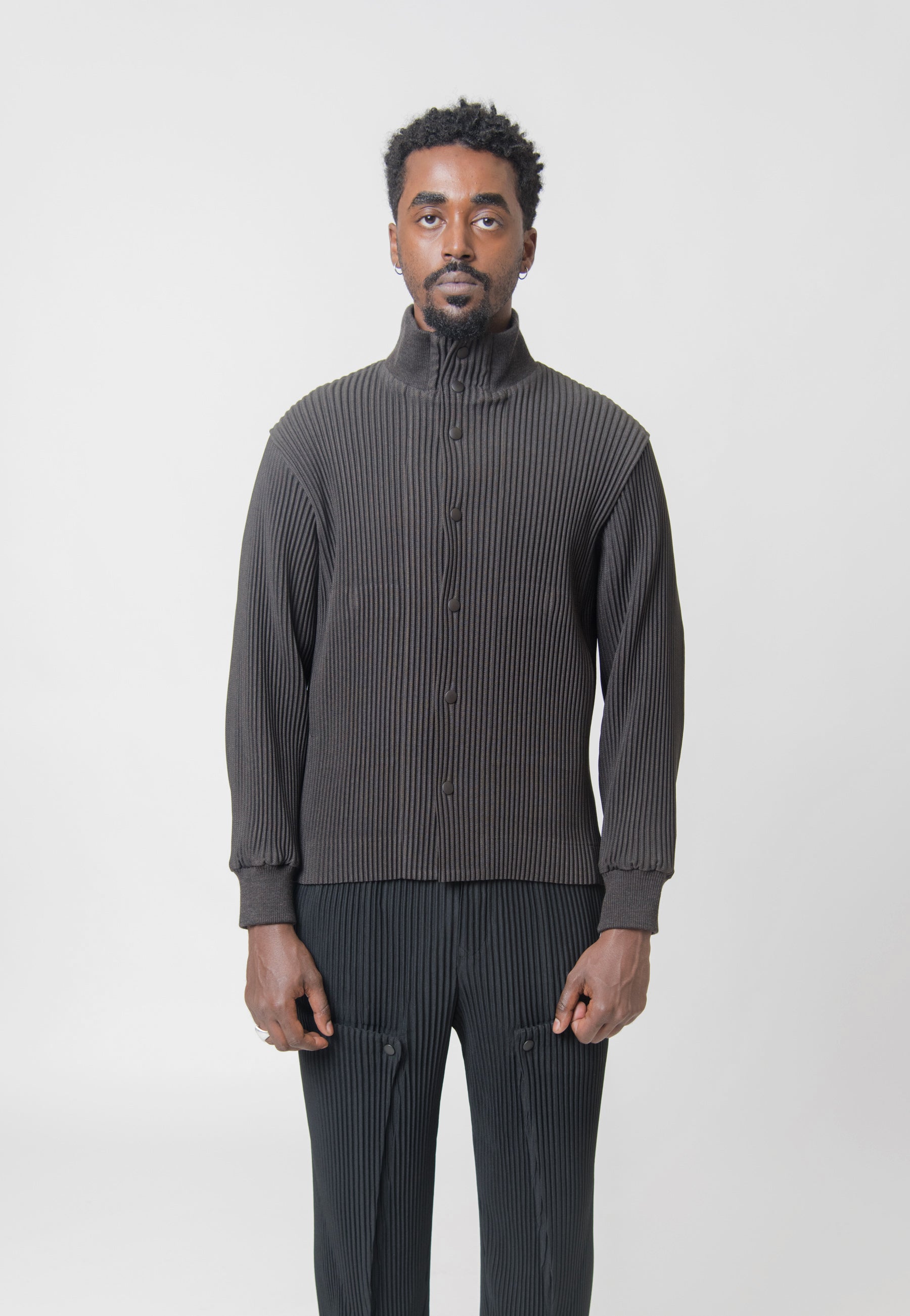 Kersey Pleated Jacket Brown FC308-44