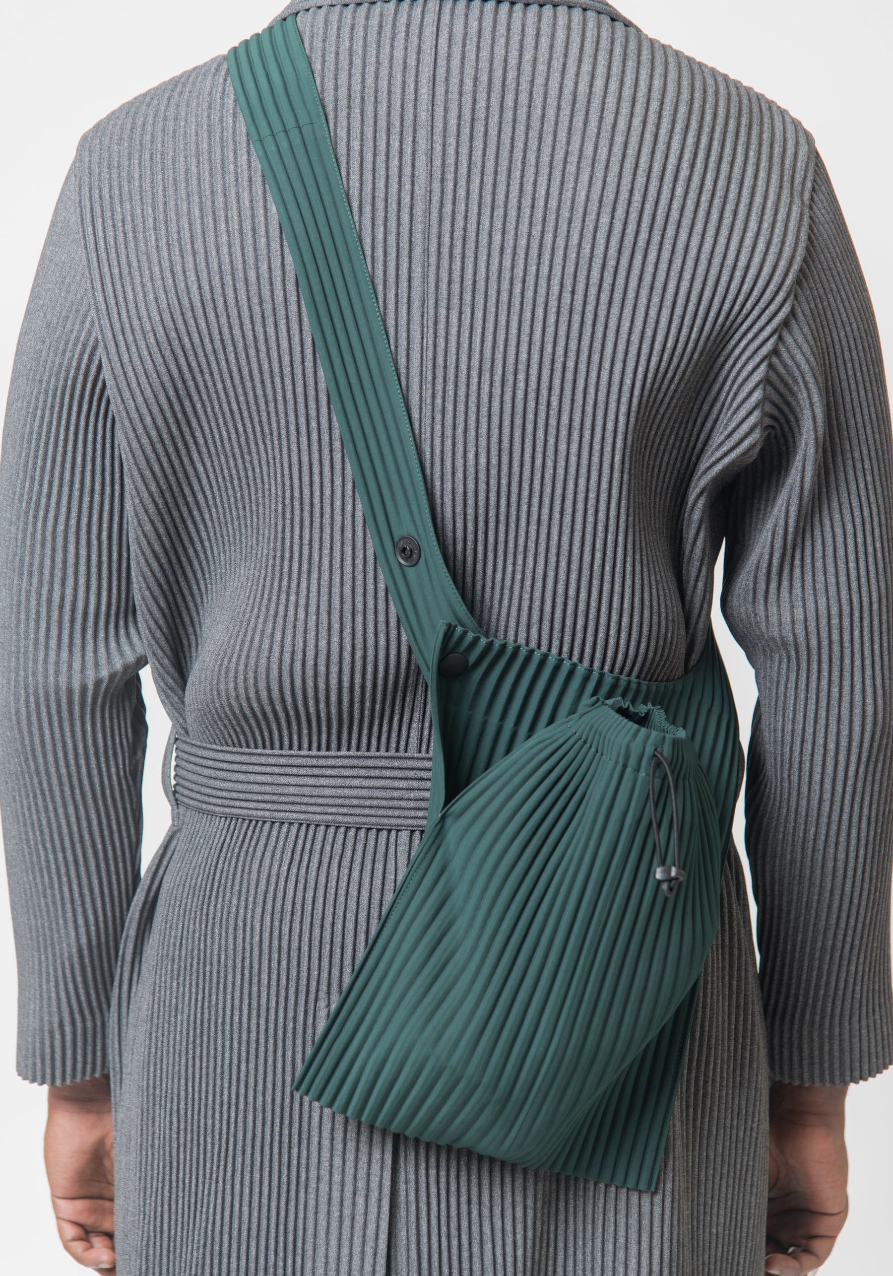 Pocket Pleated Bag Green AG408-62