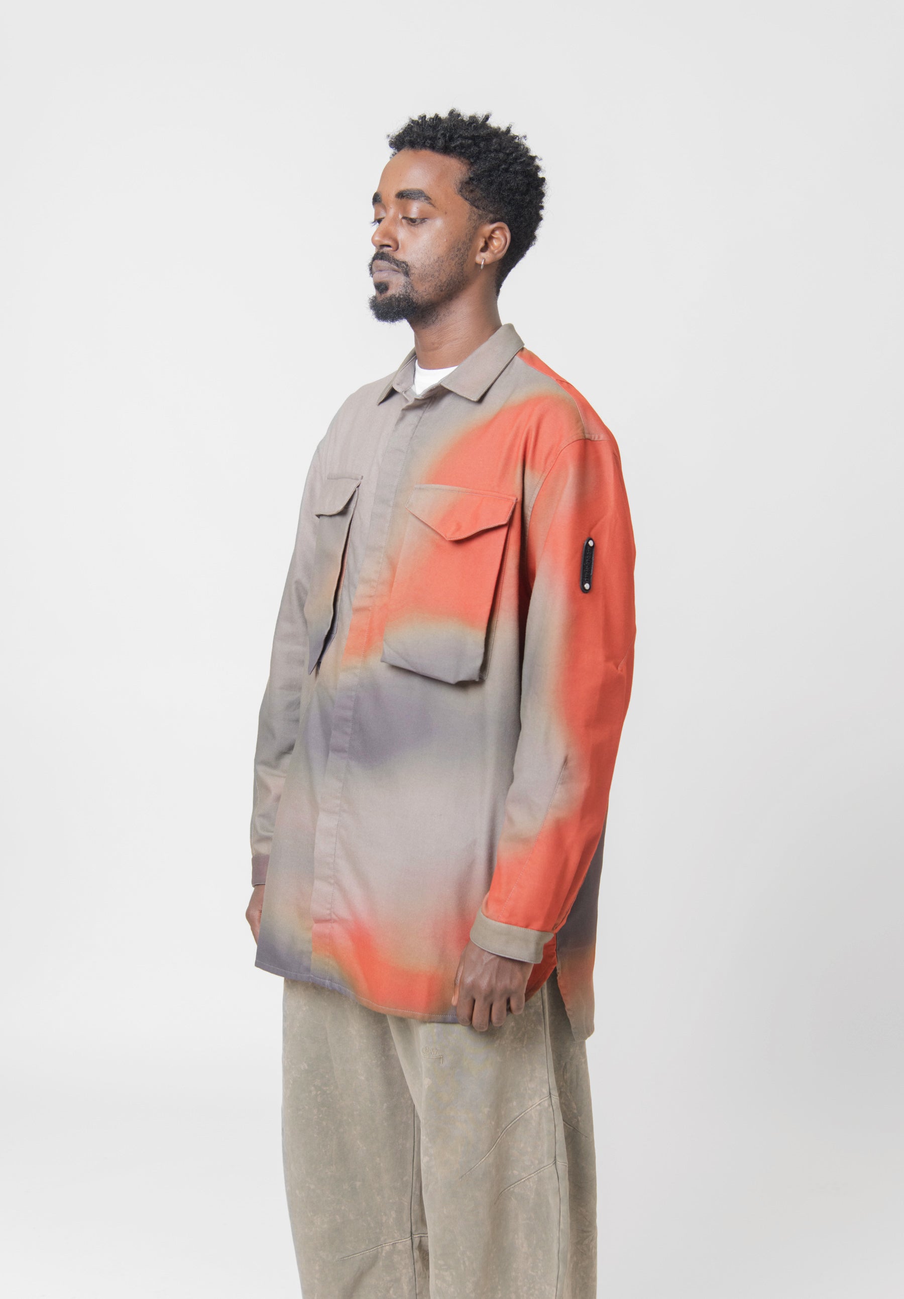 Gradiant Shirt Mid Grey ACWMSH106