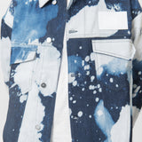 Hand Bleached Denim Jacket Blue ACWMH050