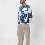 Hand Bleached Denim Jacket Blue ACWMH050