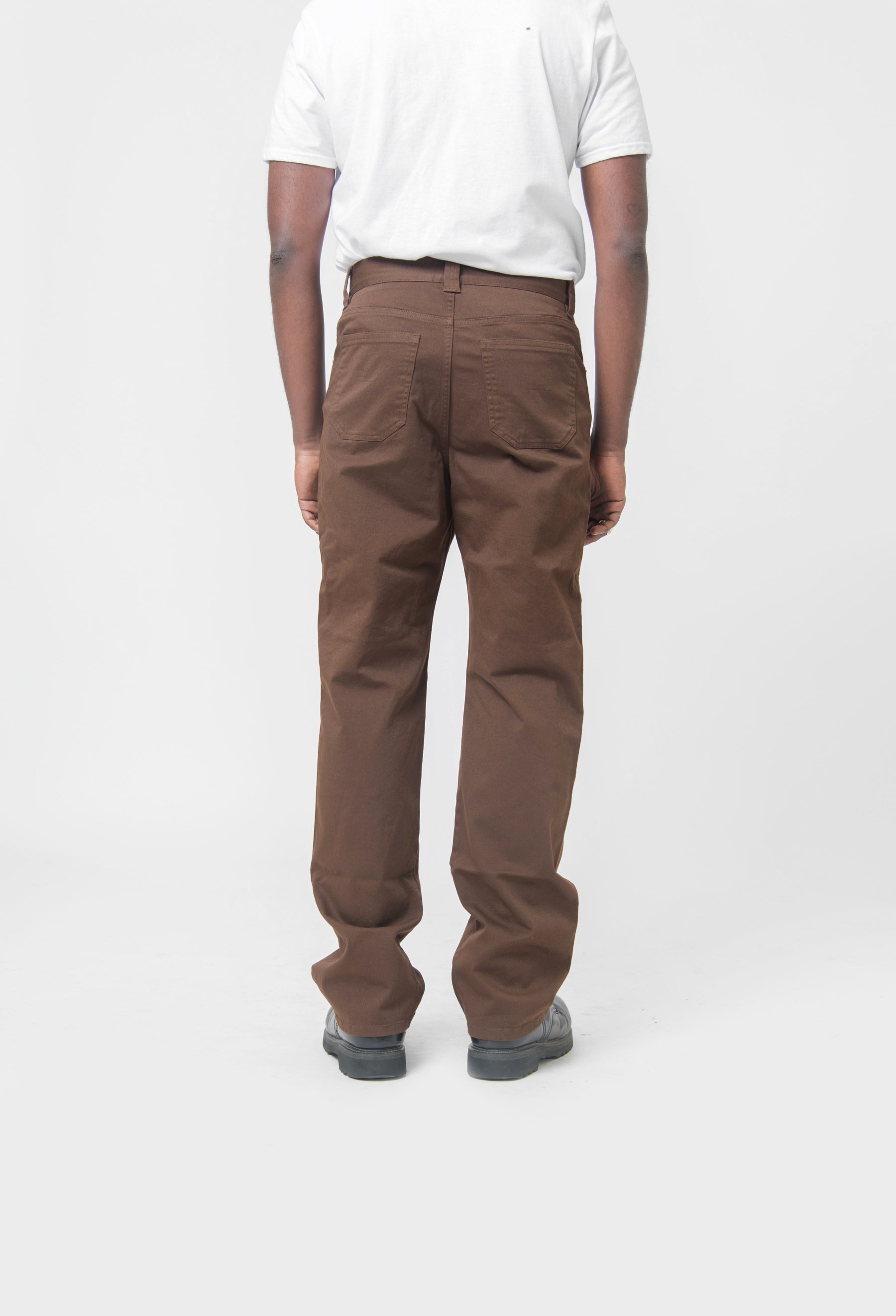 Denim Pants Brown