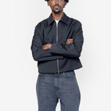 Mini Jacket Black Worsted Wool M2230MBW