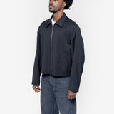 Mini Jacket Black Worsted Wool M2230MBW
