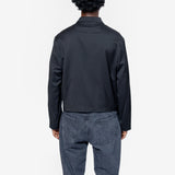 Mini Jacket Black Worsted Wool M2230MBW