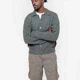 Evening Polo Moss Green Fuzzy Alpaca M4253EM