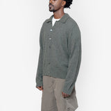 Evening Polo Moss Green Fuzzy Alpaca M4253EM