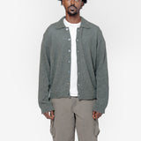 Evening Polo Moss Green Fuzzy Alpaca M4253EM