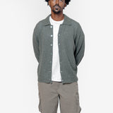 Evening Polo Moss Green Fuzzy Alpaca M4253EM