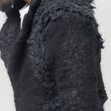 Mohair Faux Fur Jacket Black PL-J028