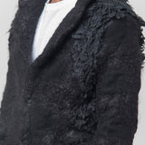 Mohair Faux Fur Jacket Black PL-J028