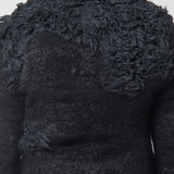 Mohair Faux Fur Jacket Black PL-J028