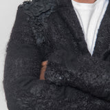 Mohair Faux Fur Jacket Black PL-J028