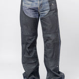 Printed Trousers Blue/Black FN-MN-TROU000961