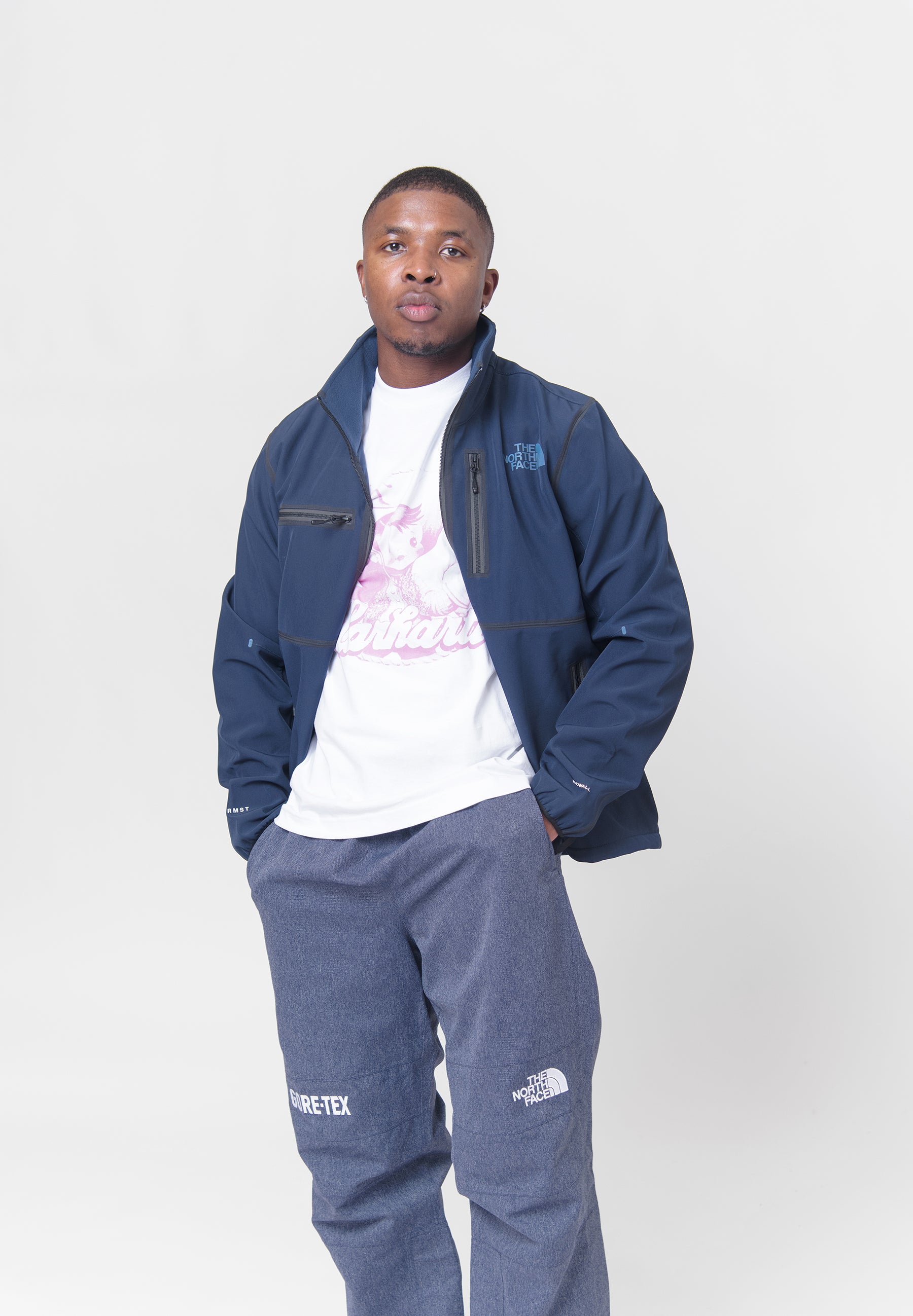 RMST Denali Jacket Summit Navy/Silver NF0A7UQ8O6Q