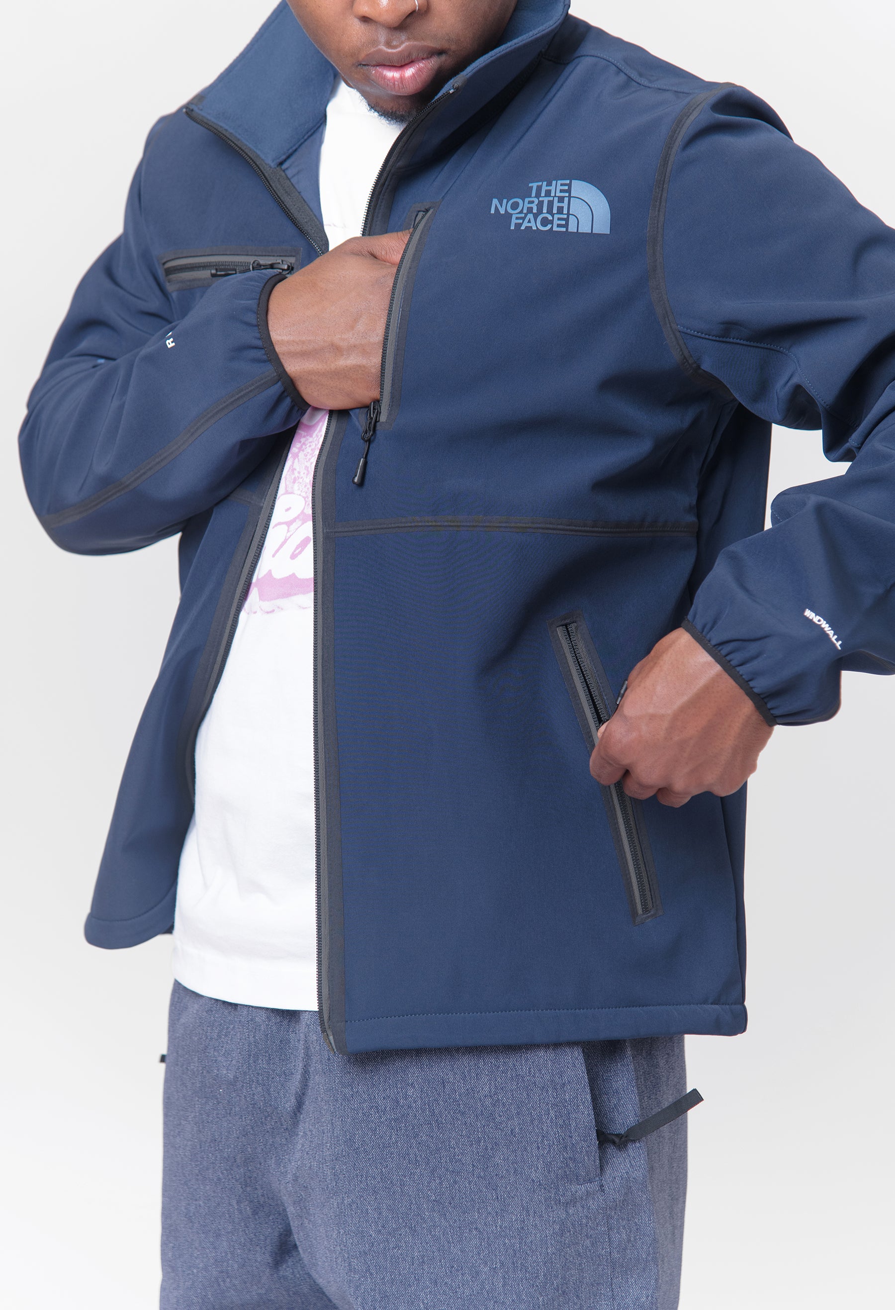 RMST Denali Jacket Summit Navy/Silver NF0A7UQ8O6Q