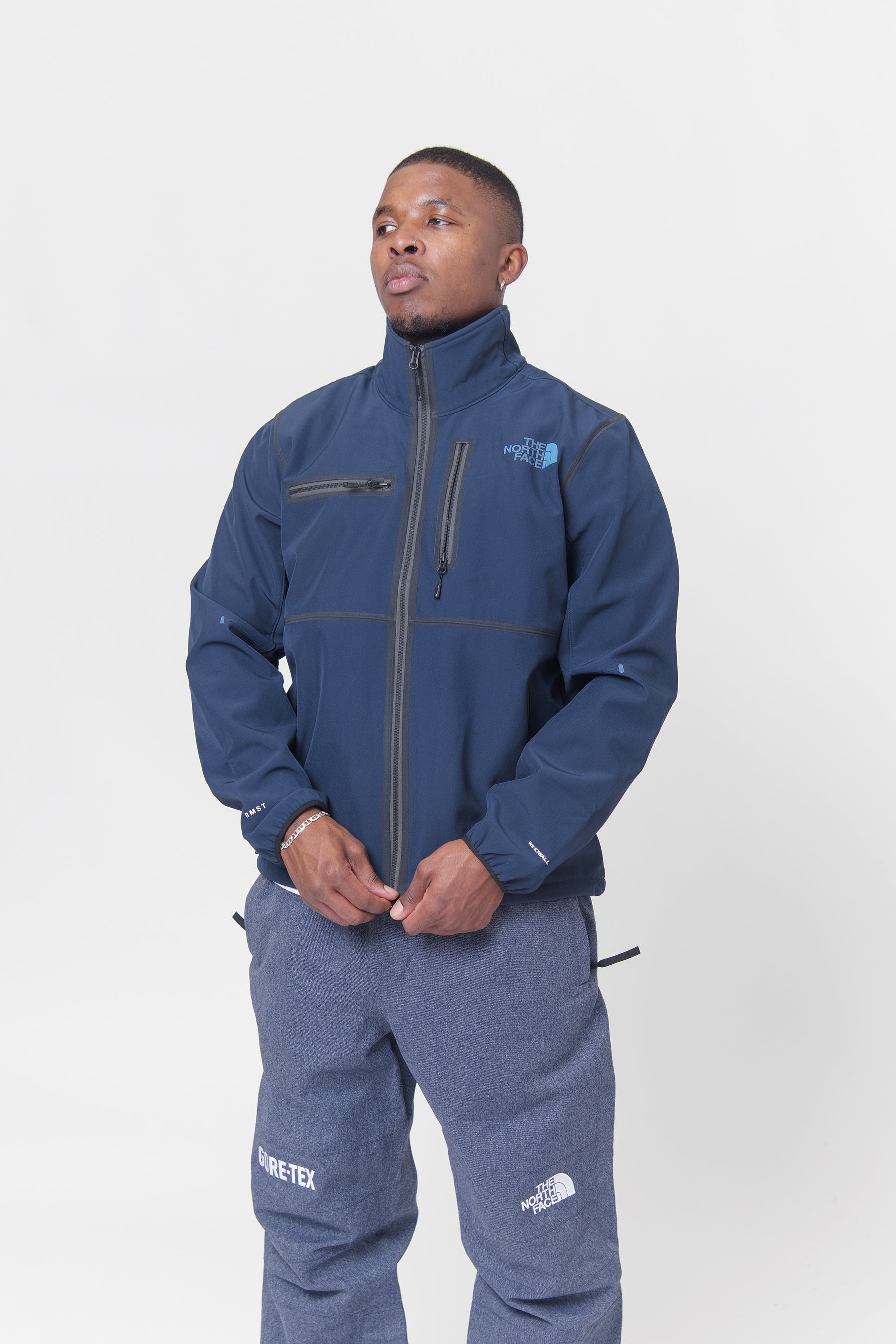 RMST Denali Jacket Summit Navy/Silver NF0A7UQ8O6Q