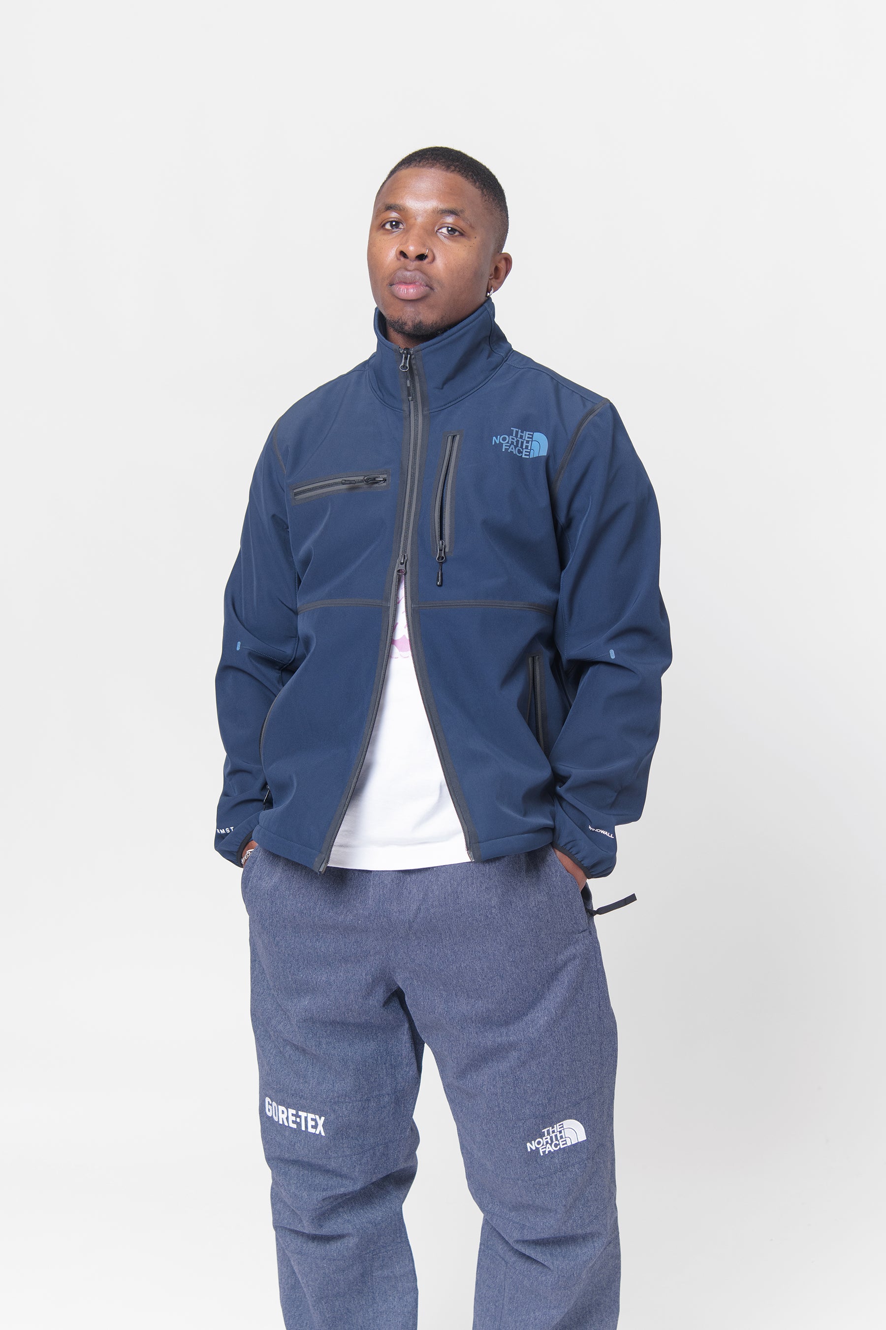 RMST Denali Jacket Summit Navy/Silver NF0A7UQ8O6Q