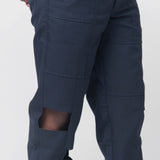 Wool Cut Out Pant Navy FL-P015-W23