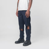 Wool Cut Out Pant Navy FL-P015-W23