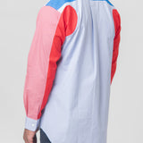 Paneled Multi-Coloured Long Sleeve Shirt FL-B029-W23
