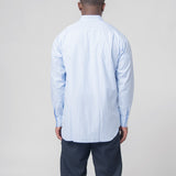 Cut Out Thick Striped Shirt Blue FL-B054-W23