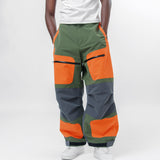 Nylon Canvas Triple Layered Pants Khaki/Orange/Grey WM-P011-051