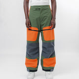 Nylon Canvas Triple Layered Pants Khaki/Orange/Grey WM-P011-051