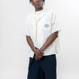 Crosby Shirt Short Sleeve Silk White 0124105011009