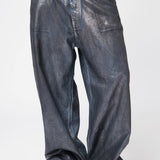 Loose Fit Denim Silver/Blue FN-MN-TROU000962