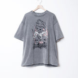 Skull T-Shirt Faded Black FN-UX-TSHI000070