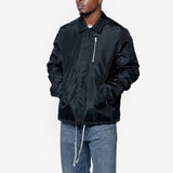 Concealed Zipfront Jacket Black DU02E7775