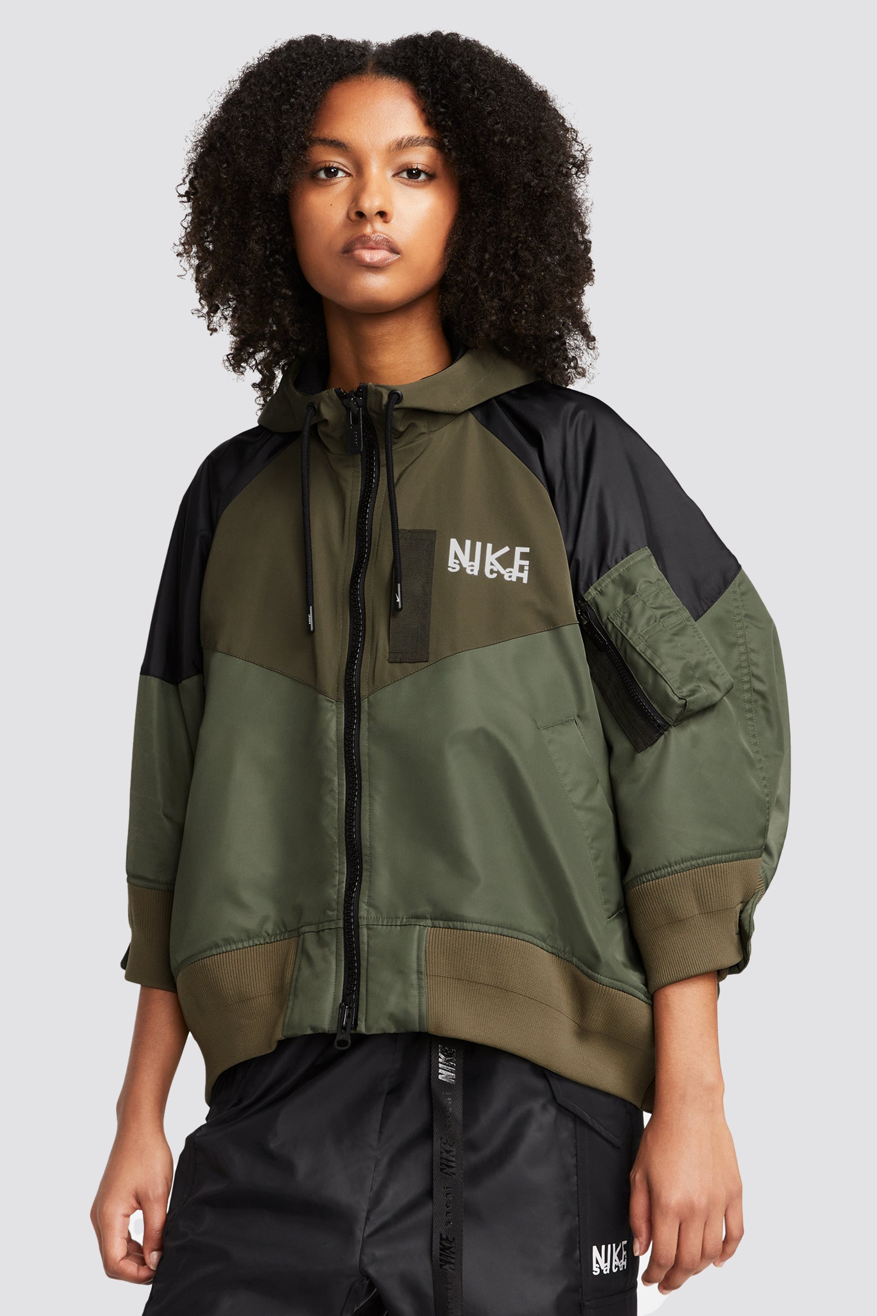 【L】Nike x sacai Women's Parka KHAKI