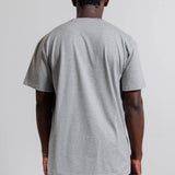 Short Sleeve Chase Tee Heather Grey/Gold