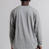 Long Sleeve Chase Tee Heather Grey/Gold