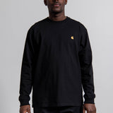 Long Sleeve Chase Tee Black/Gold