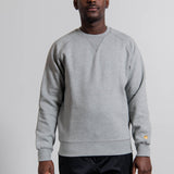 Chase Crewneck Sweater Heather Grey/Gold