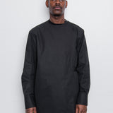 Heavy Organic Cotton Poplin Shirt Black J21DL0032
